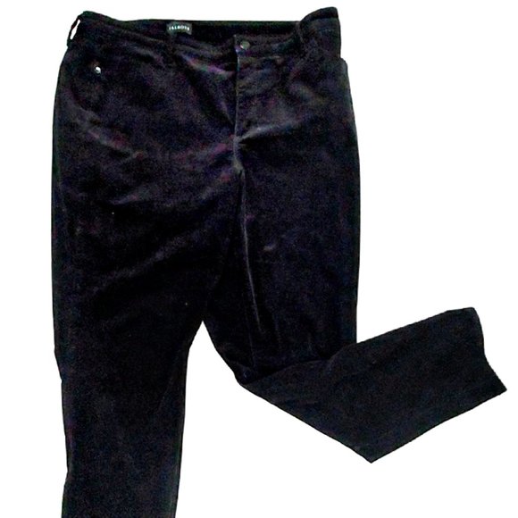 Talbots Petites Corduroy Jeggings Black 5 Pocket Stretch Pants 14P - Picture 4 of 4